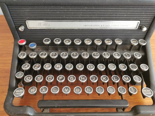 Typewriter from Olivetti, Italy, 1940s-OZE-1700508