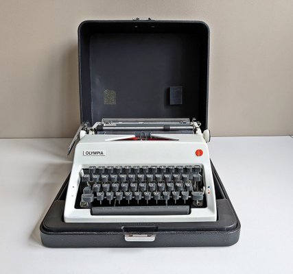 Typewriter from Olympia, Germany, 1970s-BLG-1796361