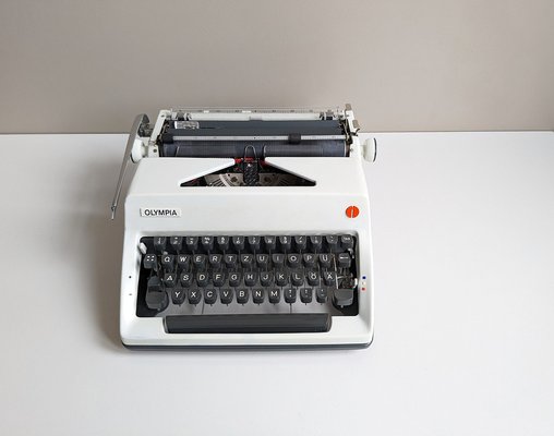 Typewriter from Olympia, Germany, 1970s-BLG-1796361