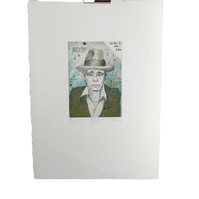 Udo Nolte, Joseph Beuys, Etching, 1984-RCH-1751702