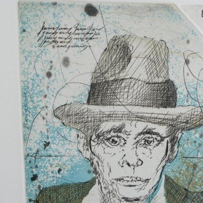 Udo Nolte, Joseph Beuys, Etching, 1984-RCH-1751702