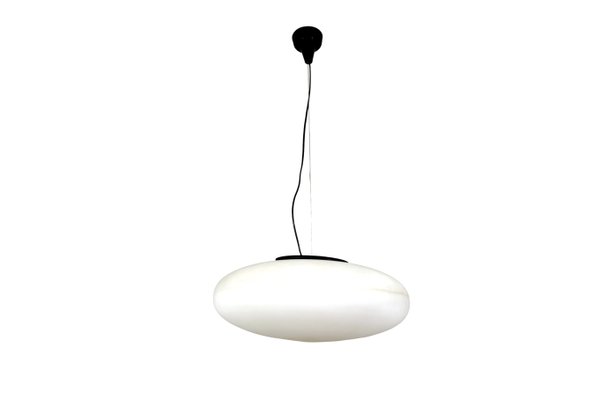 Ufo Glass Pendant Lamp in the Style of Stilnovo Italy, 1950s-QZZ-1124566