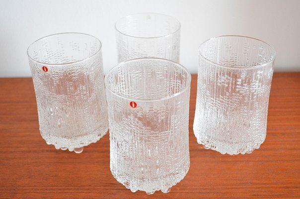 Ultima Thule Glasses by Tapio Wirkkala for Iittala, 1970s, Set of 4-OV-847743