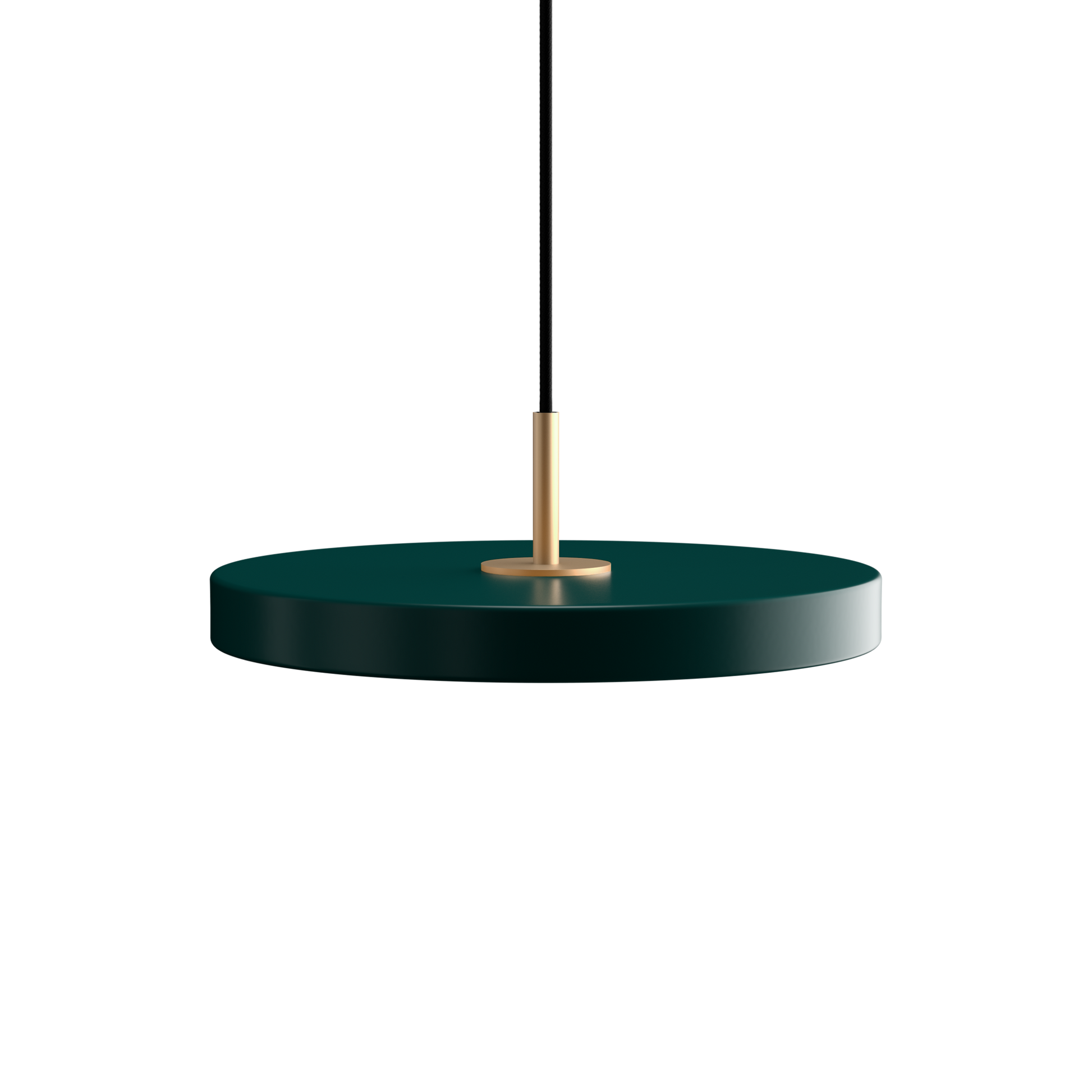 Asteria Mini Pendant Lamp with Brass Top by UMAGE #Green