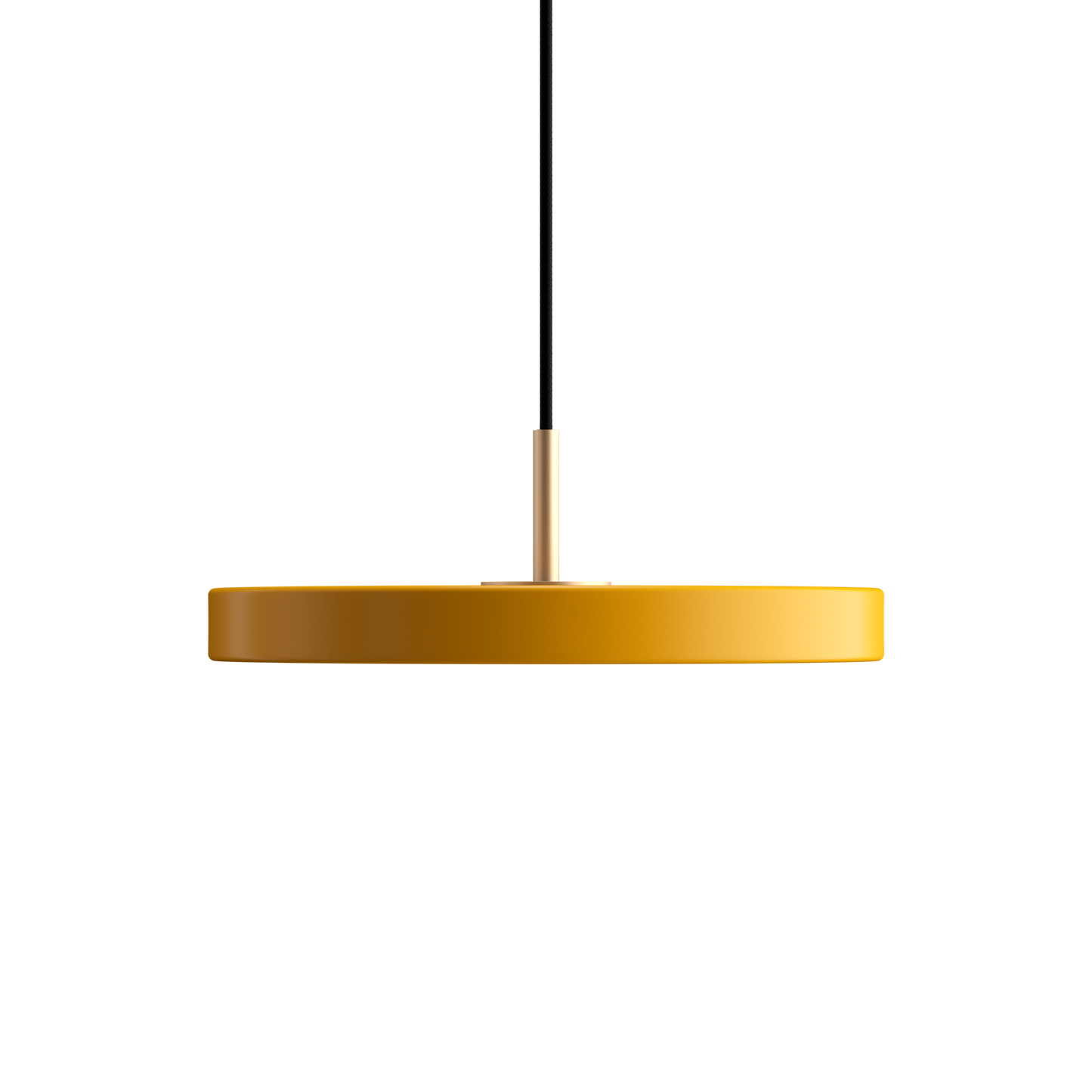 Asteria Mini Pendant Lamp with Brass Top by UMAGE #Yellow