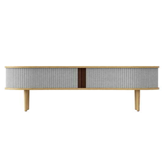 Audacious TV Bench by UMAGE #Oak/Sterling