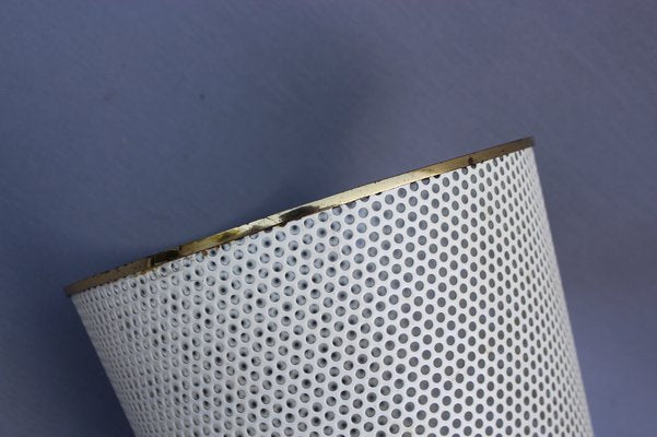 Umbrella Stand in Brass and Perforated Plate from Vereinigte Werkstätten München-FGF-1013041