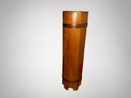 Umbrella Stand in Teak and Copper-SZM-1769123