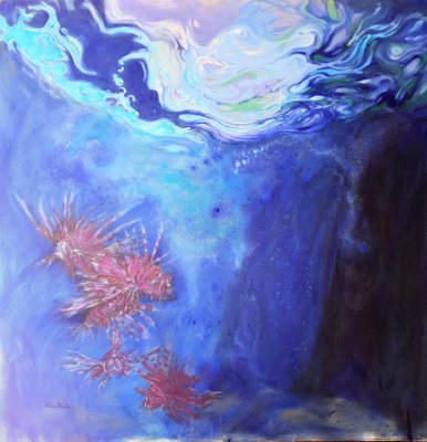 Under the Water Painting by Perez Petriarte, 2017-ARU-1004845