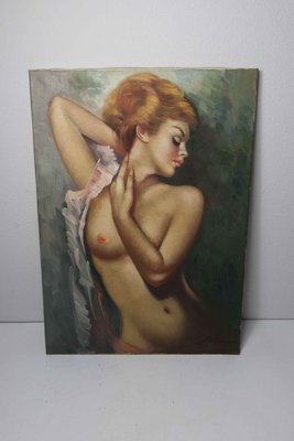 Undressed Woman Painting, 1970s-VQY-857222