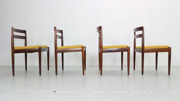 Universe 301 Dining Chairs by Kai Kristiansen for Magnus Olesen, Denmark, 1960s, Set of 4-DT-2026166