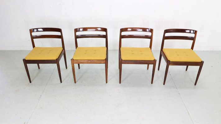 Universe 301 Dining Chairs by Kai Kristiansen for Magnus Olesen, Denmark, 1960s, Set of 4-DT-2026166