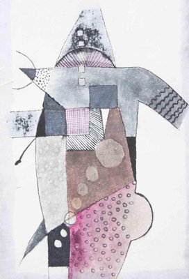 Unknown, Abstract Composition, Mixed Media, Late 20th Century-ZCI-1423433