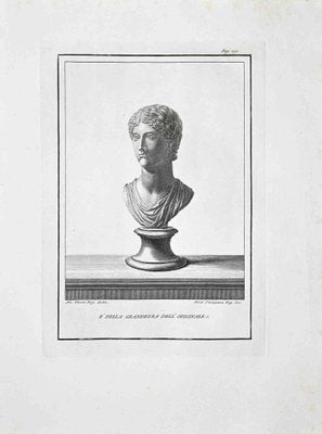 Unknown, Ancient Roman Bust, Original Etching, 18th Century-ZCI-1383111