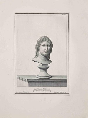 Unknown, Ancient Roman Bust, Original Etching, 18th Century-ZCI-1383121