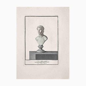 Unknown, Ancient Roman Bust, Original Etching, 18th Century-ZCI-1383115