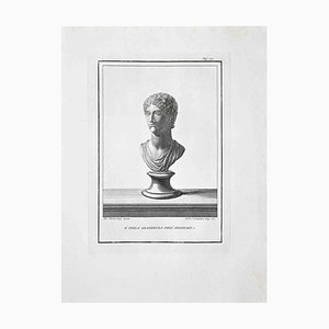 Unknown, Ancient Roman Bust, Original Etching, 18th Century-ZCI-1383111