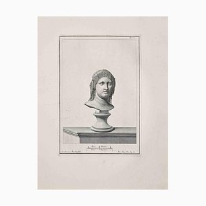 Unknown, Ancient Roman Bust, Original Etching, 18th Century-ZCI-1383121