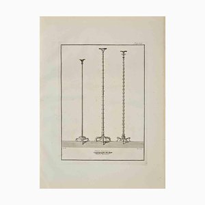 Unknown, Ancient Roman Fresco Herculaneum, Original Etching, 18th Century-ZCI-1422492