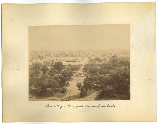 Unknown, Ancient View of Buenos Aires, Argentina, Photo, 1880s, Set of 2-ZCI-911972