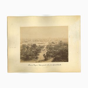 Unknown, Ancient View of Buenos Aires, Argentina, Photo, 1880s, Set of 2-ZCI-911972