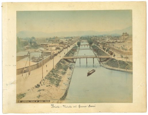 Unknown, Ancient View of Kyoto, Sosui River, Album Print, 1880s-1890s-ZCI-937865