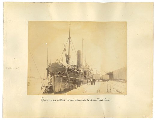 Unknown, Ancient View of the Port of Ensenada Mexico, Photo, 1880s-ZCI-911966