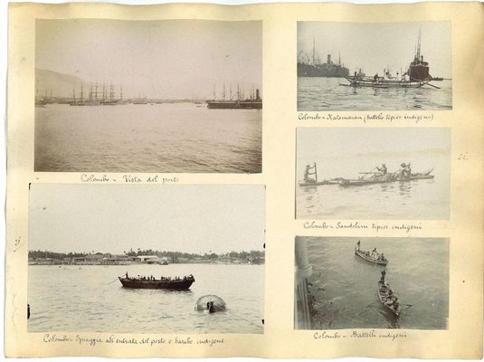 Unknown, Ancient Views of Colombo, Albumen Prints, 1880s/90s, Set of 6-ZCI-949377