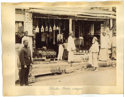 Unknown, Ancient Views of Colombo and Aden, Original Albumen Print, 1880s/90s-ZCI-949382