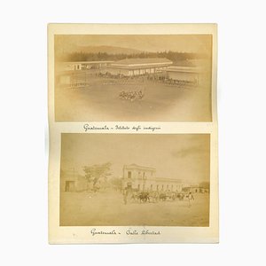 Unknown, Ancient Views of Guatemala City, Photos, 1880s, Set of 3-ZCI-911978