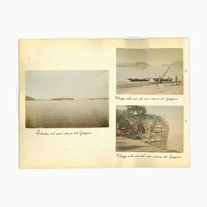 Unknown, Ancient Views of Japan, Osaka, Vintage Album Prints, 1880s-1890s, Set of 4-ZCI-937875