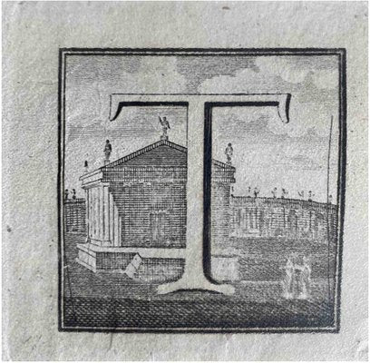 Unknown, Antiquities of Herculaneum: Letter T, Etching, 18th Century-ZCI-1759144