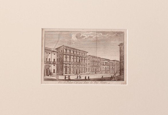 Unknown - Cityscape of Genova - Original Etching on Paper - 18th Century-ZCI-872393