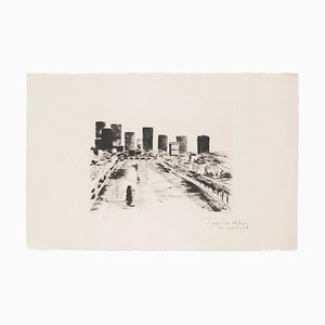 Unknown - Cityscape - Original Etching signed "Marra" - 20th century-ZCI-871289