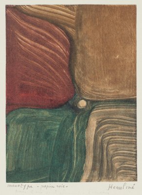 Unknown, Composition, Monotype, Mid 20th Century-ZCI-1760498