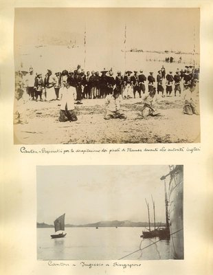 Unknown, Crime and Punishment in Canton, Ethnographic Photographs, 1880s/90s, Set of 6-ZCI-946395