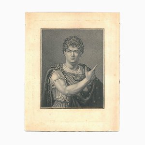 Unknown, Julius Caesar, Etching on Cardboard, 18th Century-ZCI-1760467