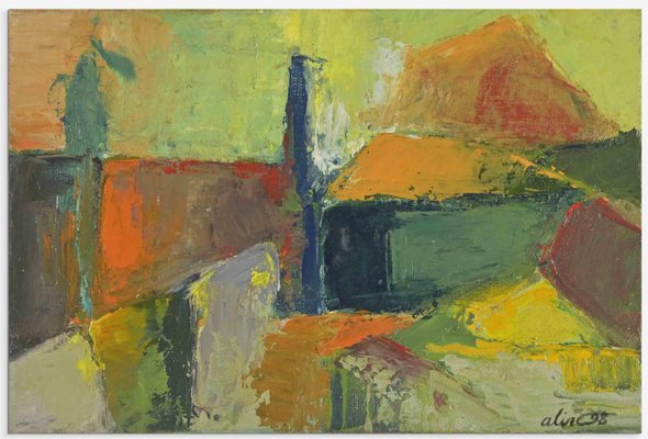 Unknown, Landscape, Acrylic on Canvas, 1998-ZCI-2025133