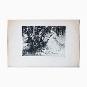 Unknown, Landscape, Etching on Paper, 20th Century-ZCI-1760479