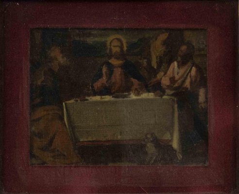 Unknown, Last Supper, Oil Painting, 19th Century-ZCI-1759207