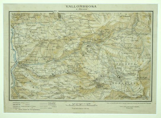 Unknown - Map of Vallombrosa - Florence 1926-ZCI-872355