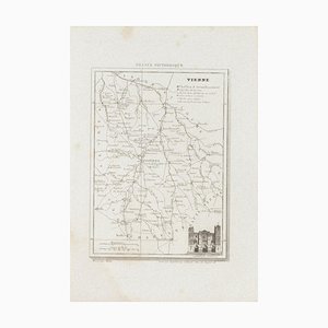 Unknown, Map of Vienne, Etching, 19th Century-ZCI-874840