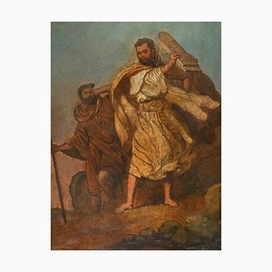 Unknown, Moses, Oil Painting, Early 20th Century-ZCI-1788578