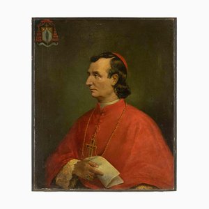 Unknown, Portrait of Bishop Gaspard Mermillod, Oil Painting, 19th Century-ZCI-1769948