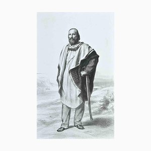 Unknown, Portrait of Giuseppe Garibaldi, Lithograph, 19th Century-ZCI-1775916