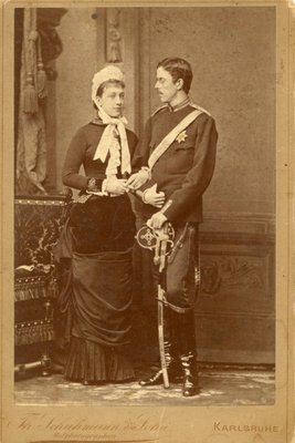 Unknown - Princess Victoria and Prince Gustaf of Sweden - Ancient Photo - 1881-ZCI-871526