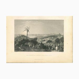 Unknown, The Encampment of Ibrahim Pasha, Lithograph Mid-19th Century-ZCI-963568