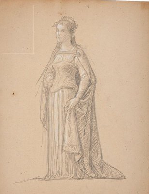 Unknown, Theatrical Costume, Drawing, 19th Century-ZCI-1781909