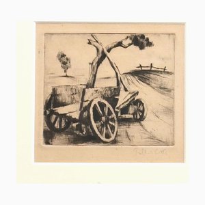 Unknown, Wagon, 1940s, Etching on Paper-ZCI-802999