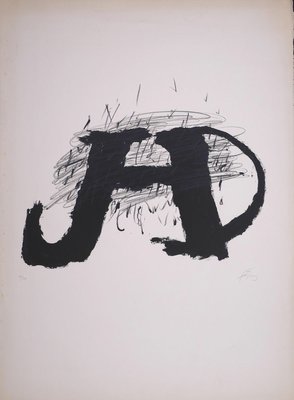 Untitled - Original Lithograph by Antoni Tapies - 1979 1974-ZCI-757727